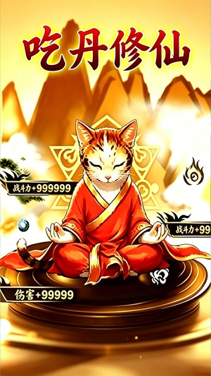 猫魂吃丹修仙图2