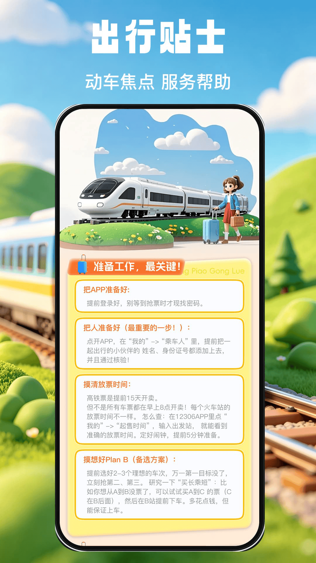 掌上查高铁火车票