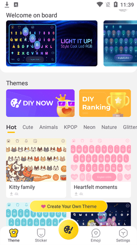 facemoji keyboard输入法app图2